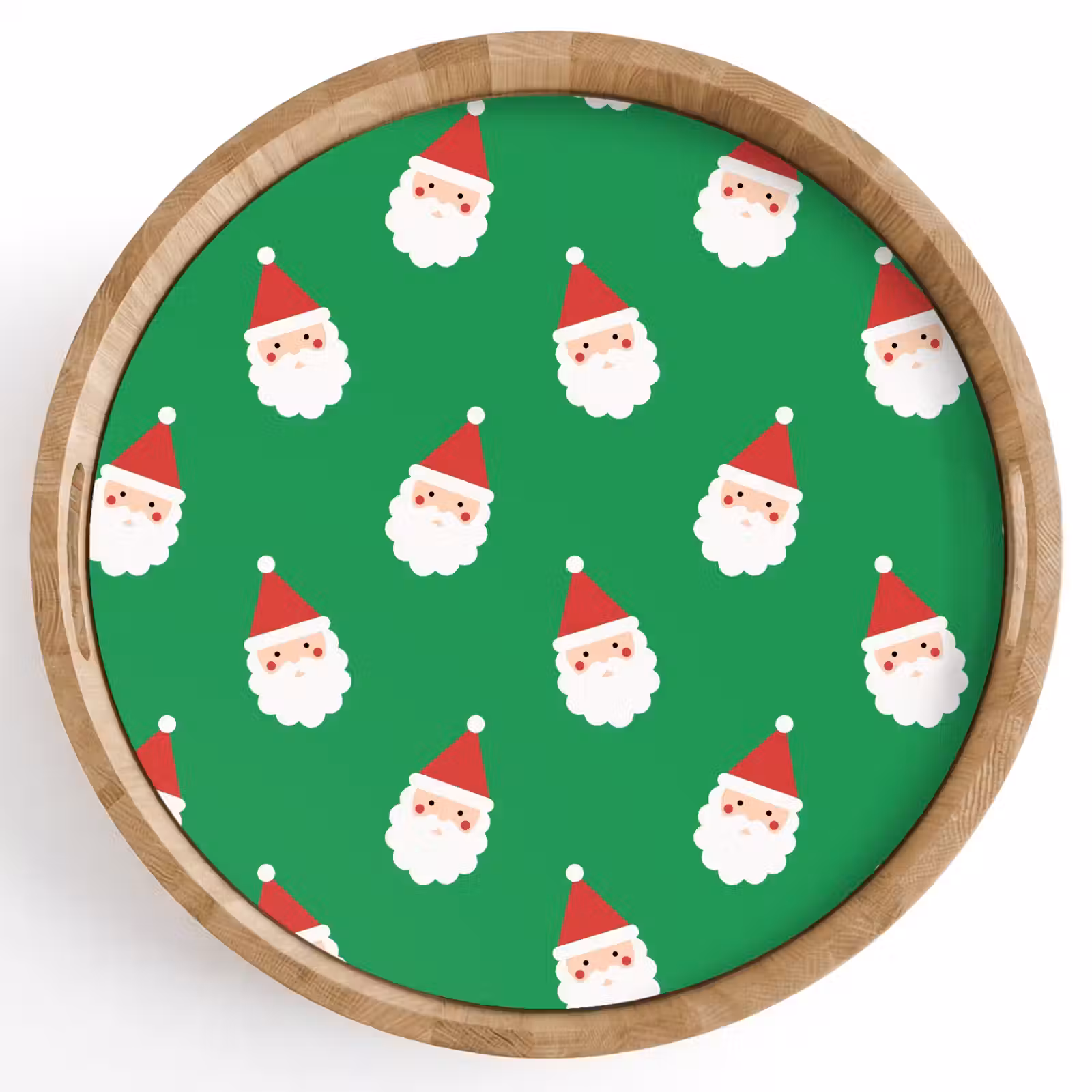 Dienblad - Kerstman - Kerst - Neon - Groen — 1