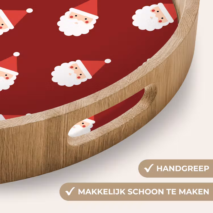 Dienblad - Kerstman - Kerst - Rood — 5