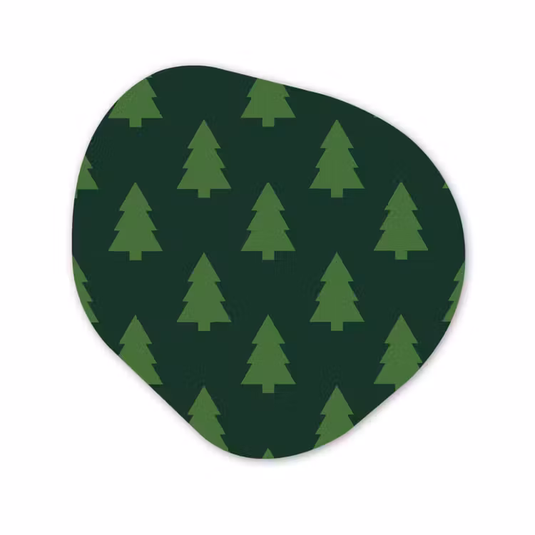 Organisch schilderij forex - Kerstboom - Groen - Kerst — 1