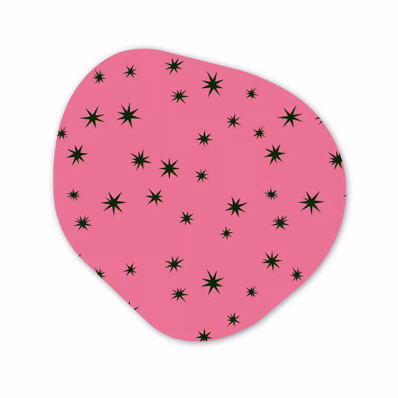 Organisch schilderij forex - Ster - Groen - Roze - Kerst — 1