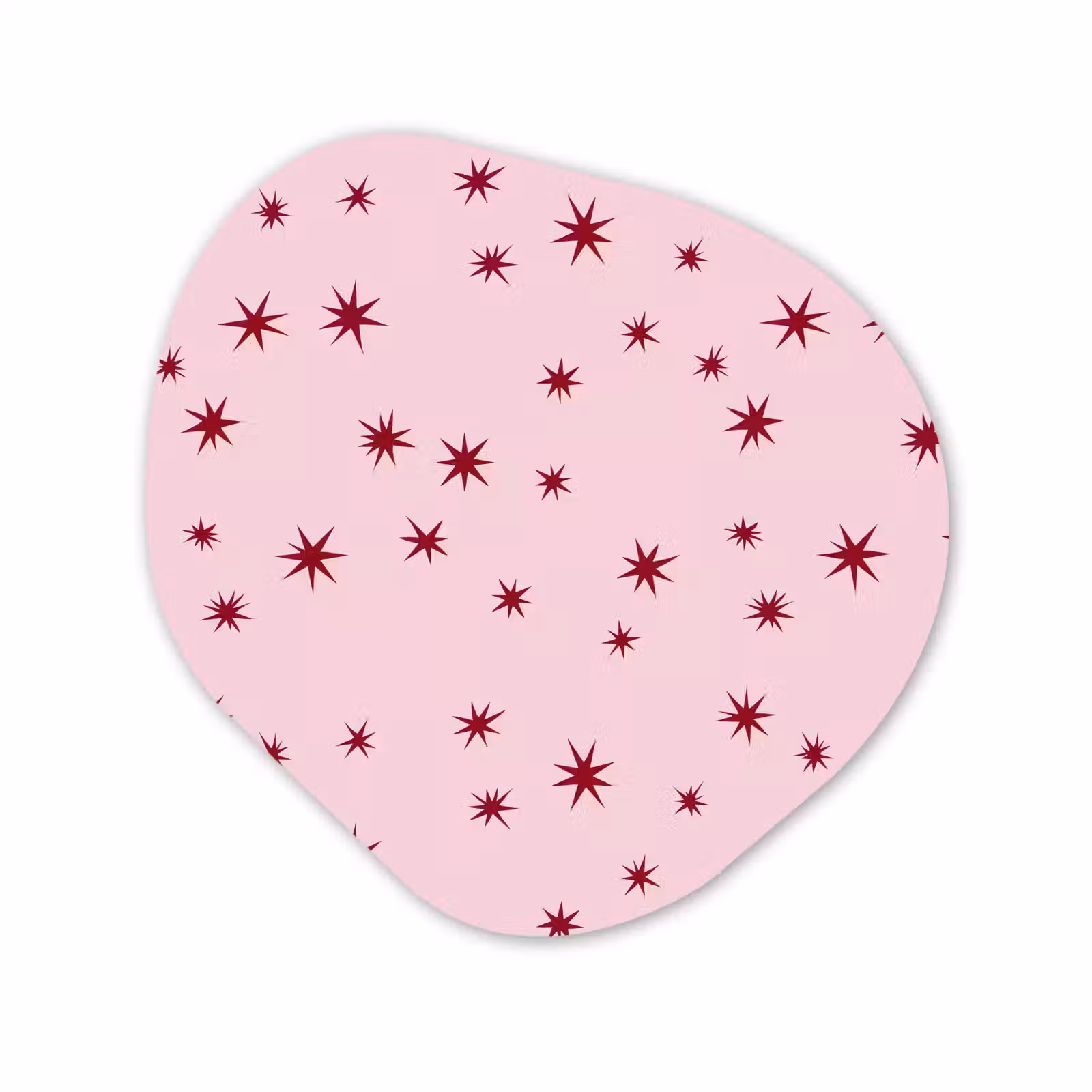 Organisch schilderij forex - Ster - Roze - Rood — 1