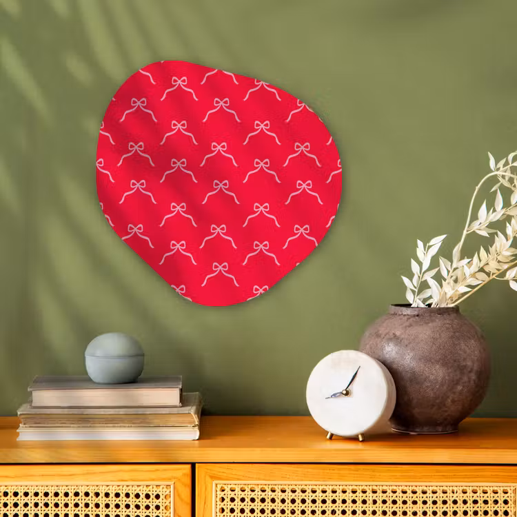 Organisch schilderij forex - Strik - Rood - Kerst — 2