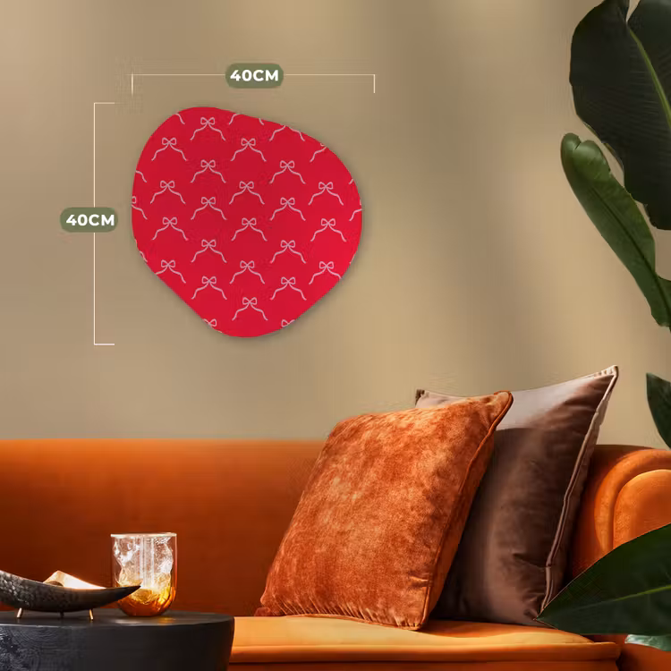 Organisch schilderij forex - Strik - Rood - Kerst — 4