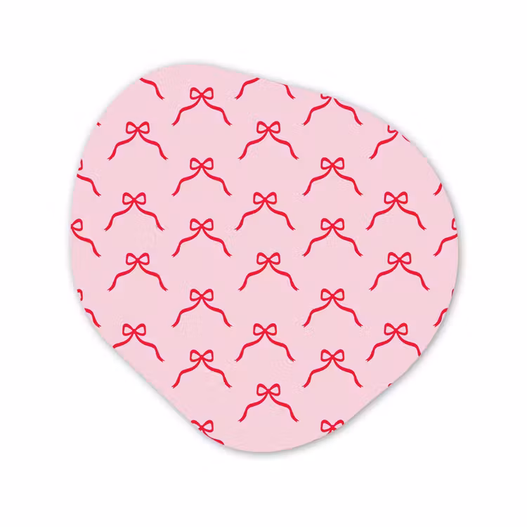 Organisch schilderij forex - Strik - Rood - Kerst - Roze — 1
