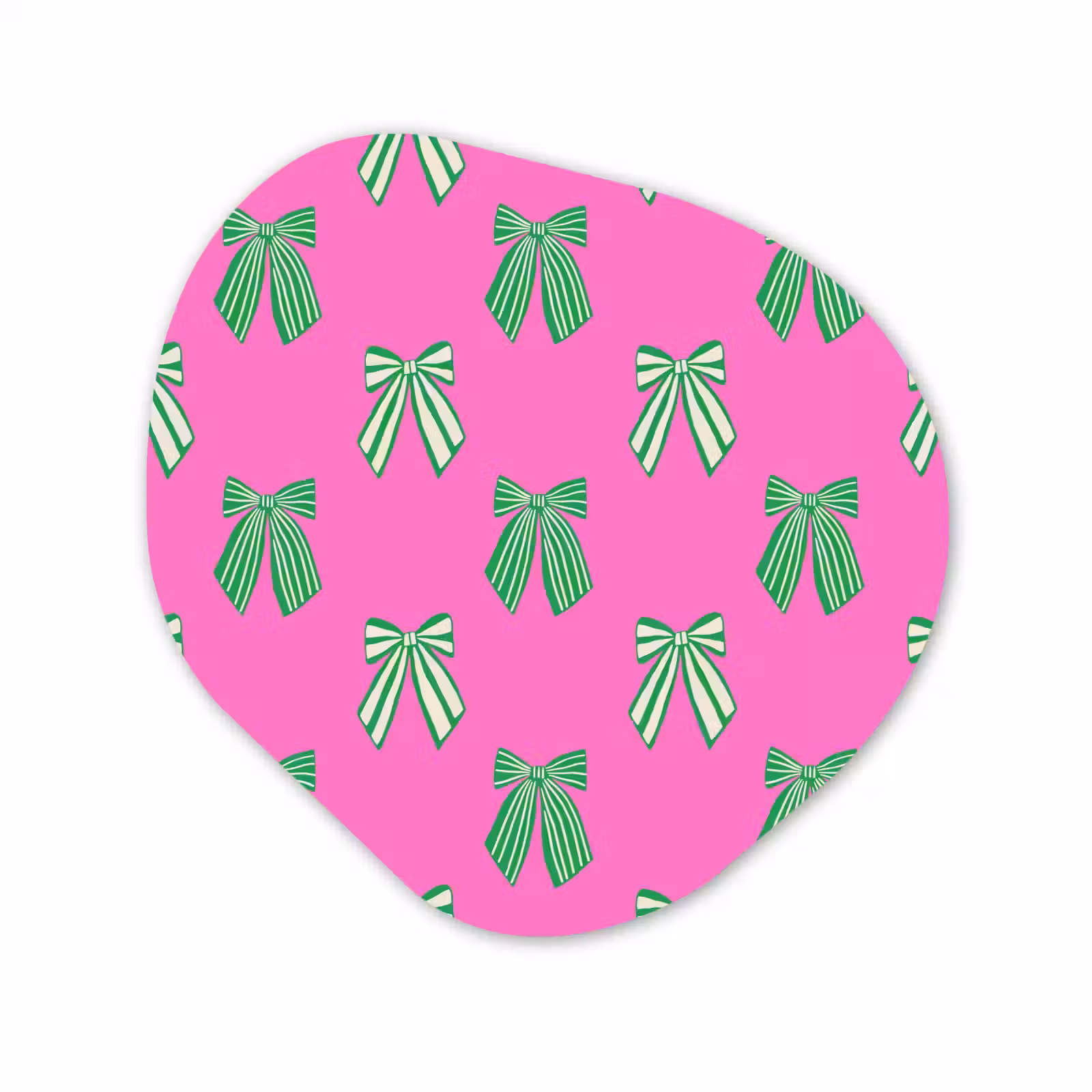 Organisch schilderij forex - Strikken - Kerst - Neon - Roze - Groen — 1