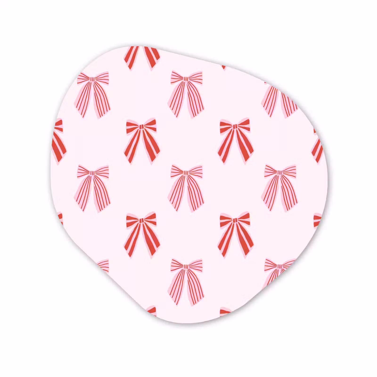 Organisch schilderij forex - Strikken - Kerst - Roze - Rood — 1