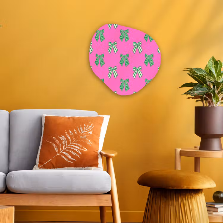 Organisch schilderij forex - Strikken - Kerst - Neon - Roze - Groen — 3