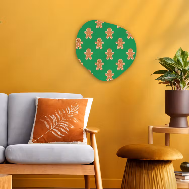 Organisch schilderij forex - Peperkoek - Kerst - Neon - Groen — 3