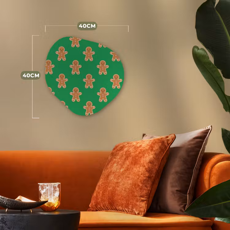 Organisch schilderij forex - Peperkoek - Kerst - Neon - Groen — 4