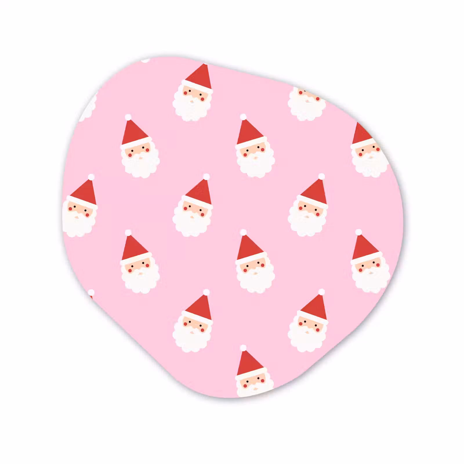 Organisch schilderij forex - Kerstman - Kerst - Roze — 1