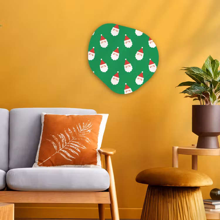 Organisch schilderij forex - Kerstman - Kerst - Neon - Groen — 3