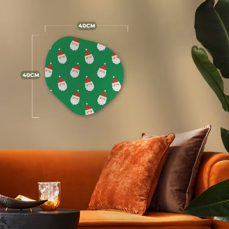 Organisch schilderij forex - Kerstman - Kerst - Neon - Groen — 4