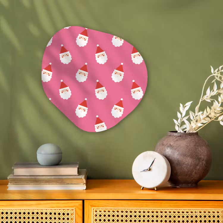 Organisch schilderij forex - Kerstman - Kerst - Rood - Roze — 2
