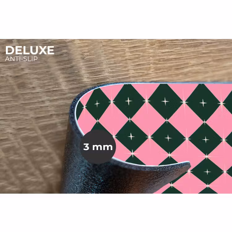 Placemat - 6 stuks - Kerst - Roze - Groen - Ster — 4