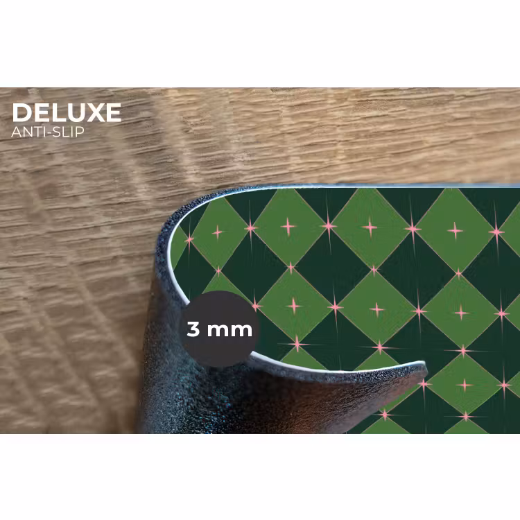 Placemat - 6 stuks - Ster - Groen - Roze - Kerst — 4