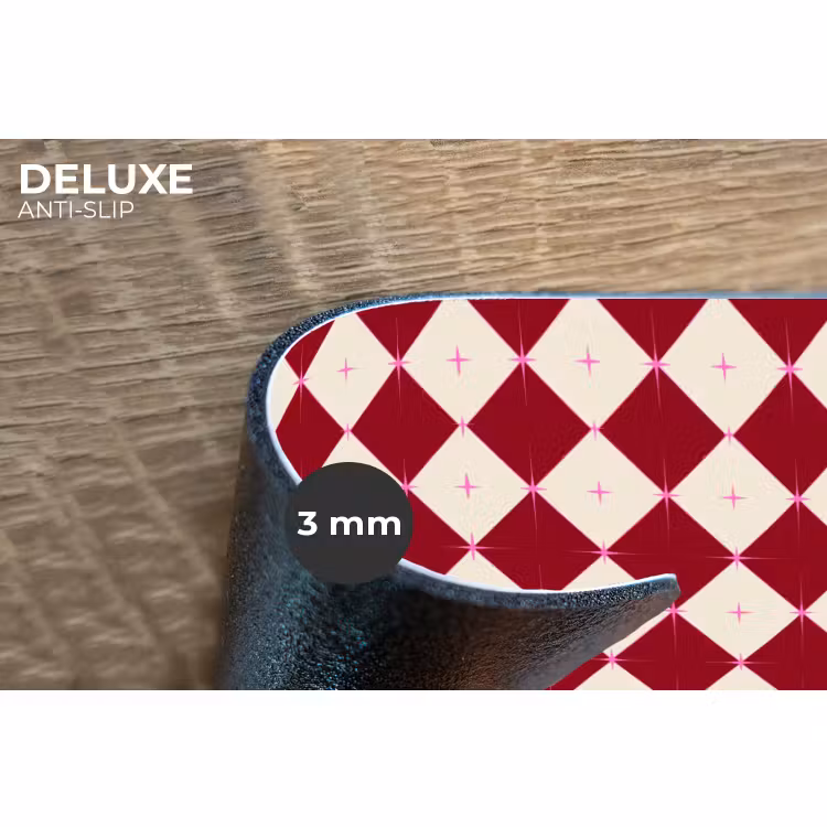 Placemat - 6 stuks - Ster - Roze - Rood - Kerst — 4