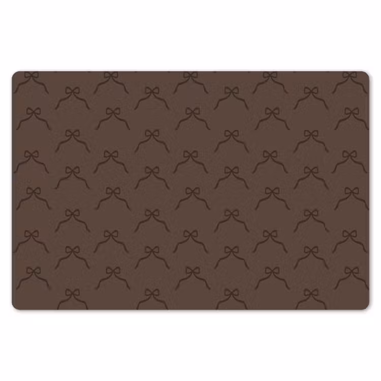 Placemat - 6 stuks - Bruin - Kerst - Strik — 7
