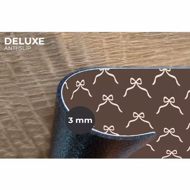 Placemat - 6 stuks - Kerst - Strik - Bruin — 4