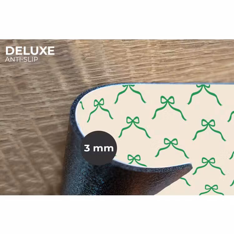 Placemat - 6 stuks - Strik - Crème - Groen - Kerst — 4