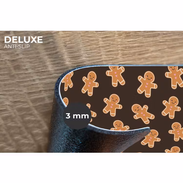 Placemat - 6 stuks - Bruin - Peperkoek - Kerst — 4