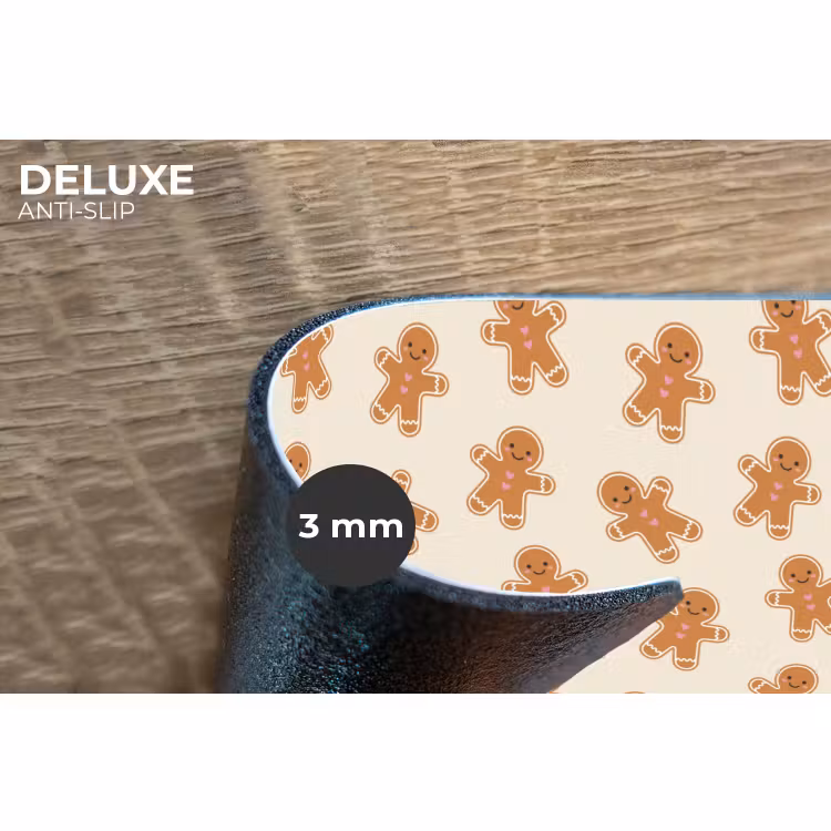 Placemat - 6 stuks - Peperkoek - Kerst - Crème — 4