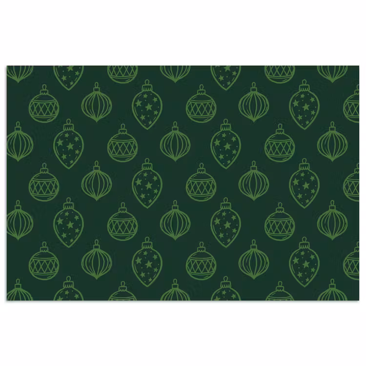Poster - Kerstbal - Groen - Kerst — 1
