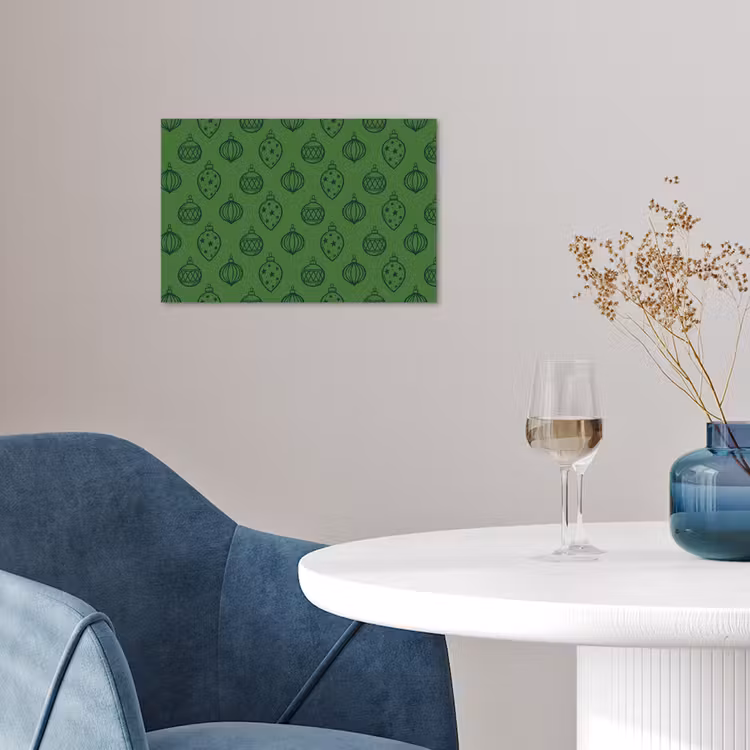 Poster - Kerstbal - Kerst - Groen — 4