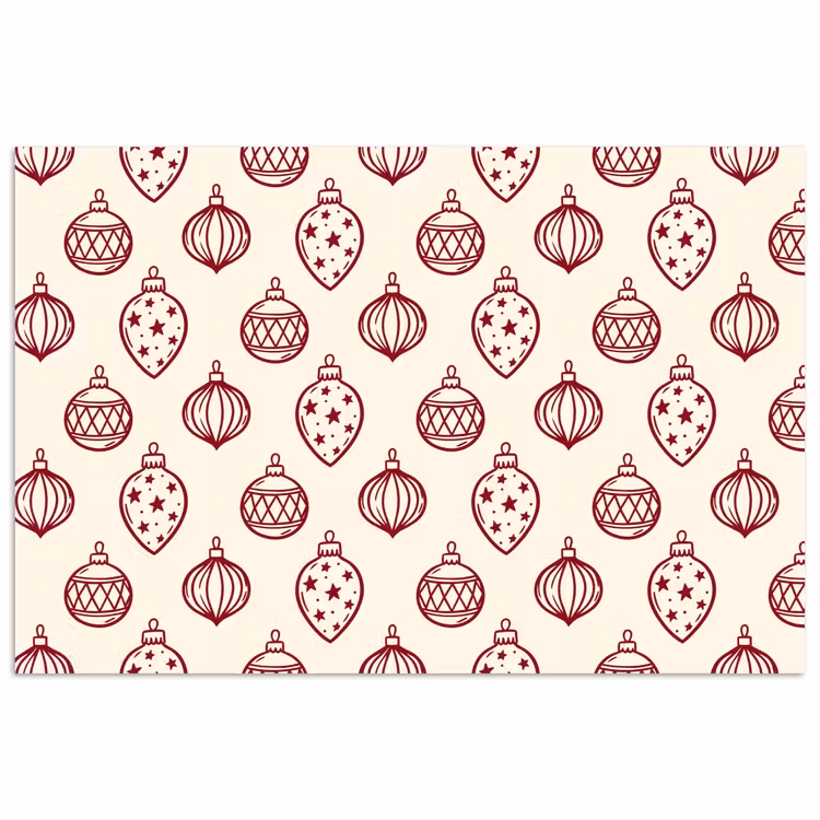 Poster - Kerstbal - Rood - Kerst — 1
