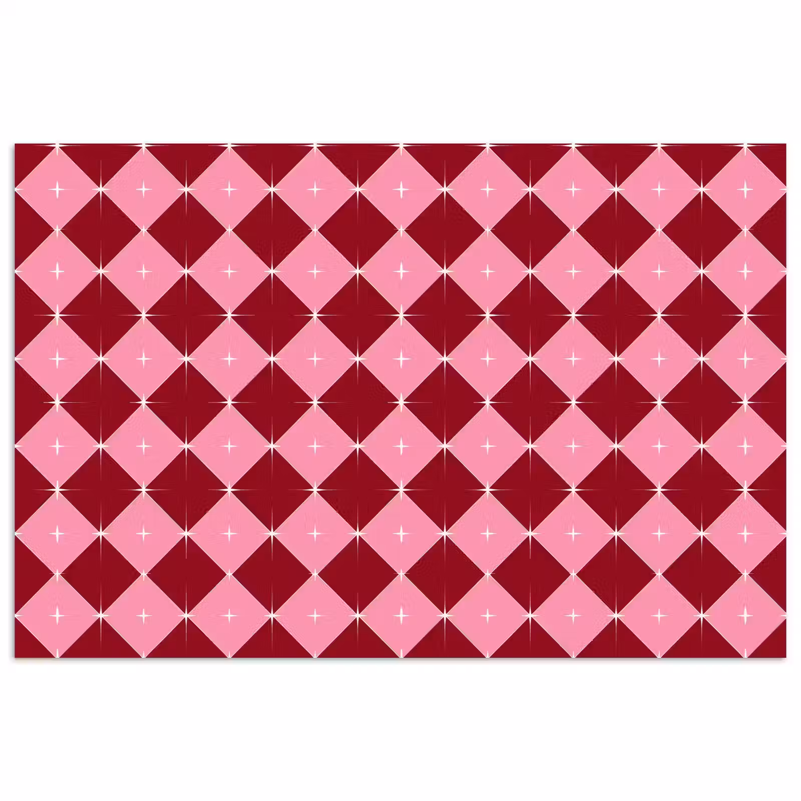 Poster - Ster - Rood - Roze - Kerst — 1