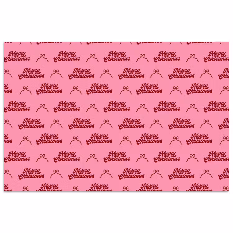 Poster - Tekst - Roze - Rood - Strik — 1