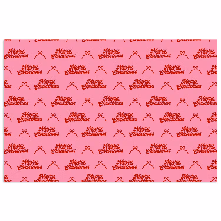 Poster - Tekst - Strik - Rood - Roze — 1