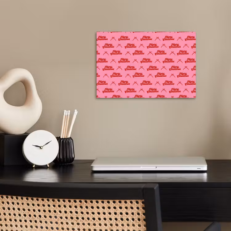 Poster - Tekst - Strik - Rood - Roze — 2