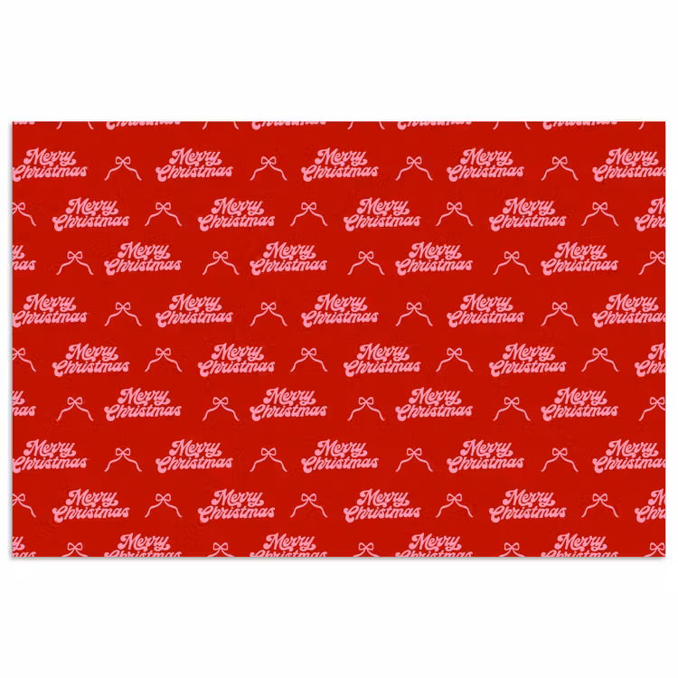 Poster - Tekst - Strik - Roze - Rood — 1