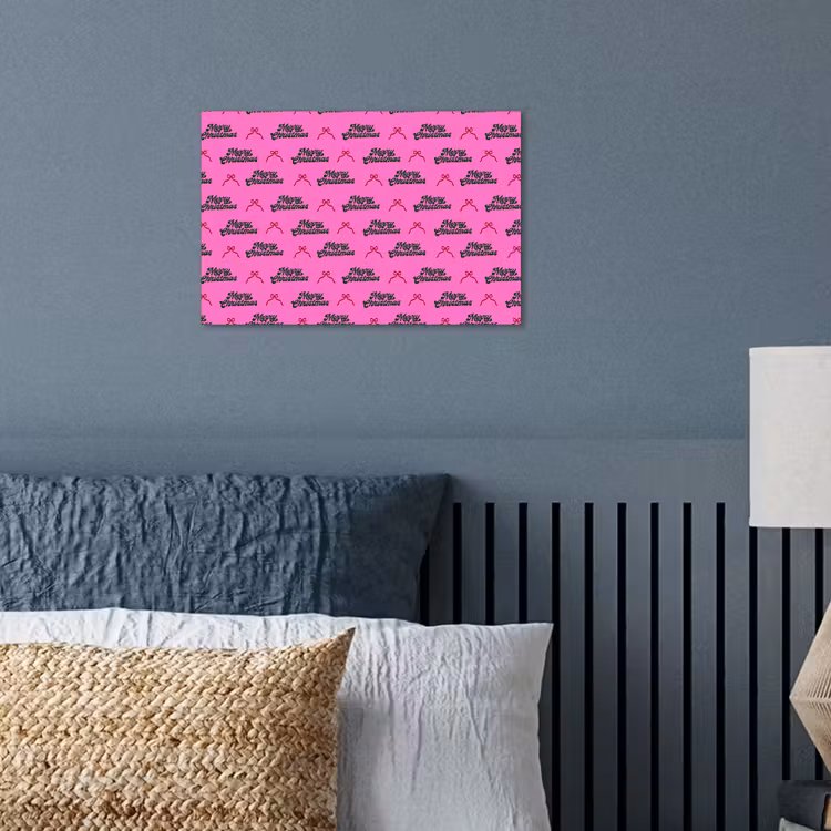 Poster - Tekst - Neon - Roze - Kerst — 3