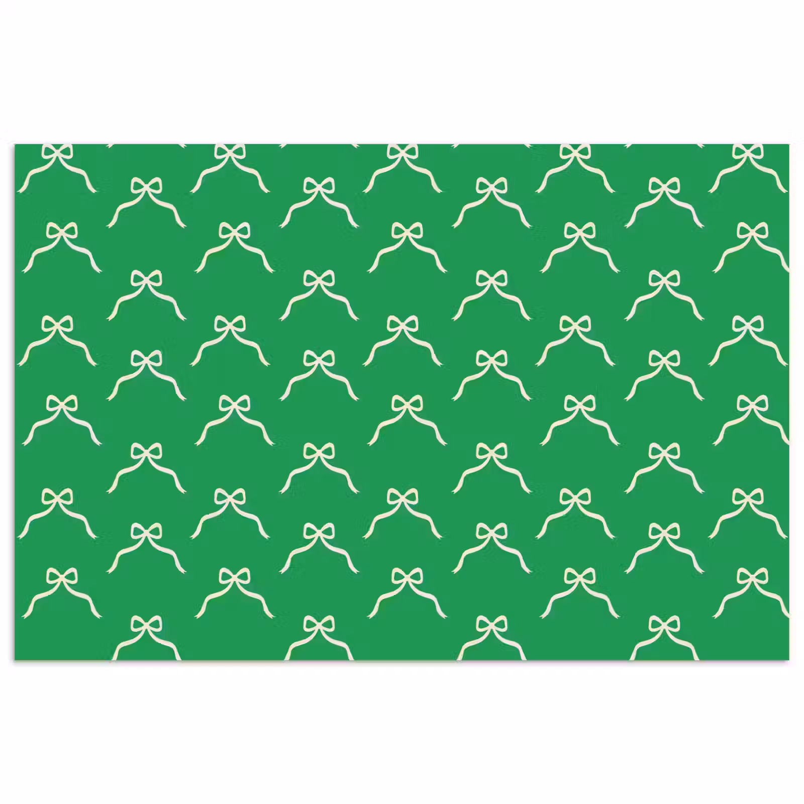 Poster - Strik - Kerst - Groen - Wit — 1