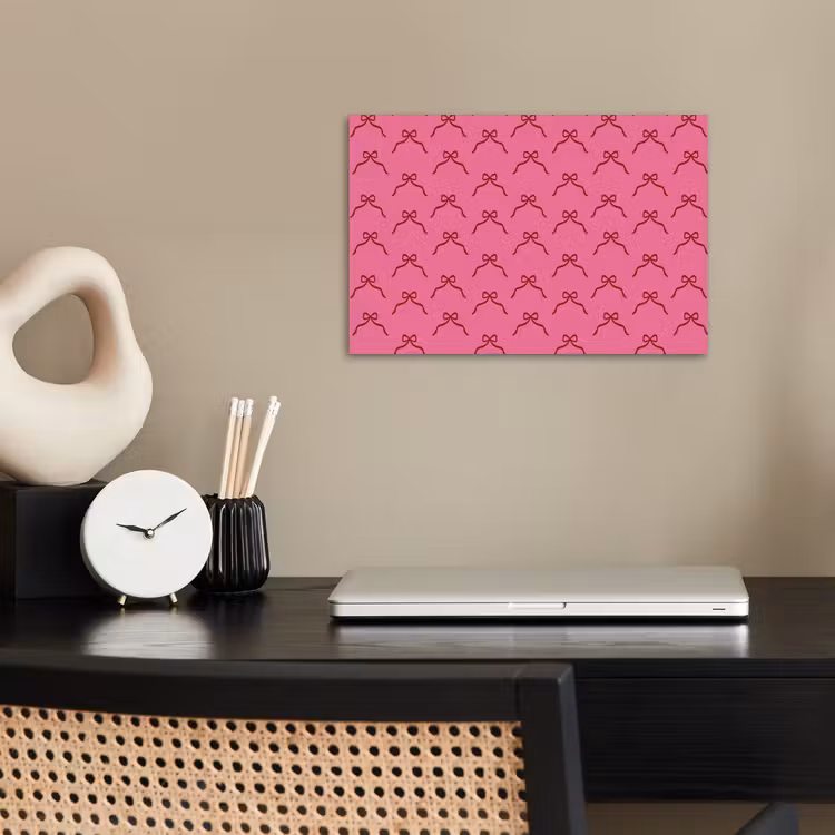 Poster - Strik - Rood - Roze - Kerst — 2
