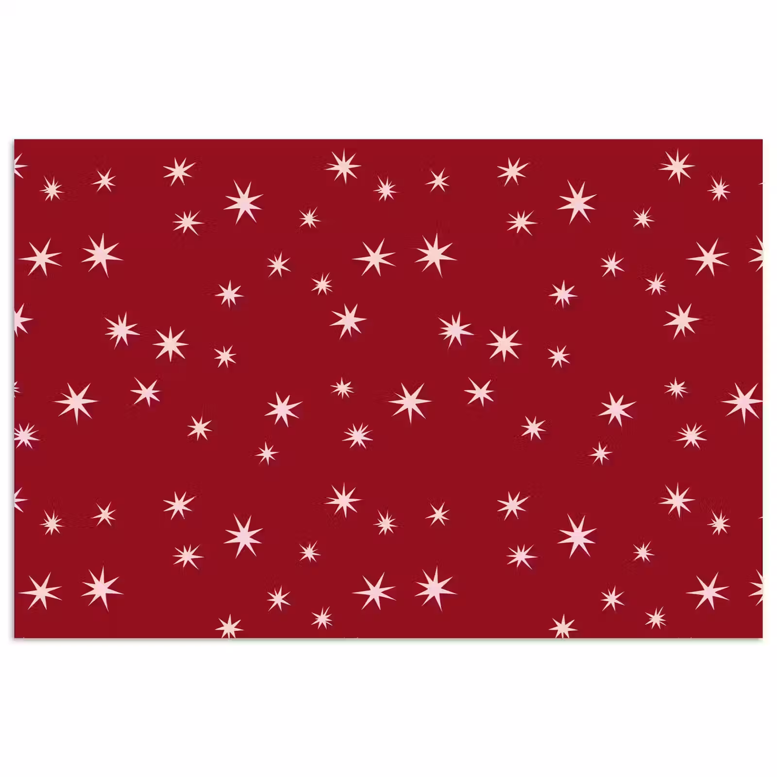Poster - Rood - Wit - Kerst - Ster — 1