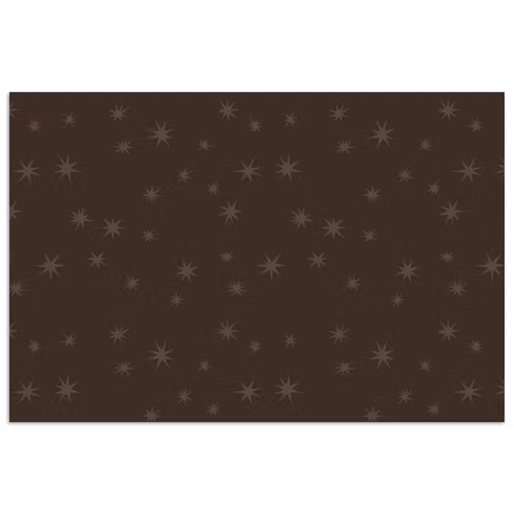 Poster - Bruin - Sterren - Kerst — 1