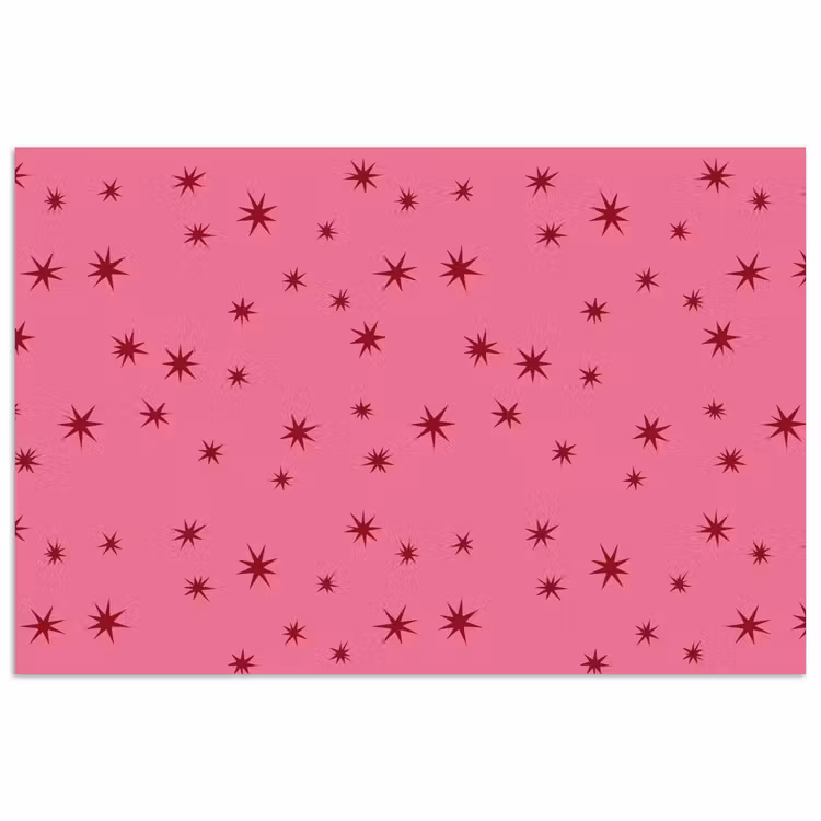 Poster - Kerst - Ster - Rood - Roze — 1