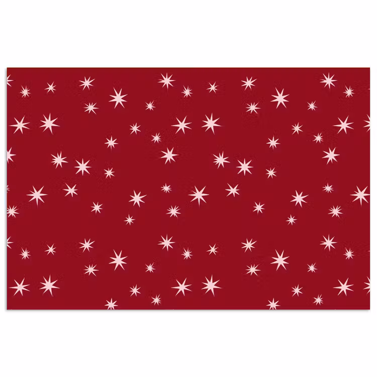 Poster - Rood - Wit - Kerst - Ster — 1