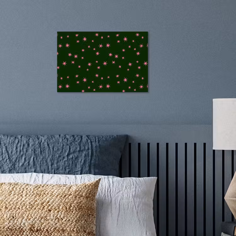Poster - Ster - Roze - Groen - Kerst — 3