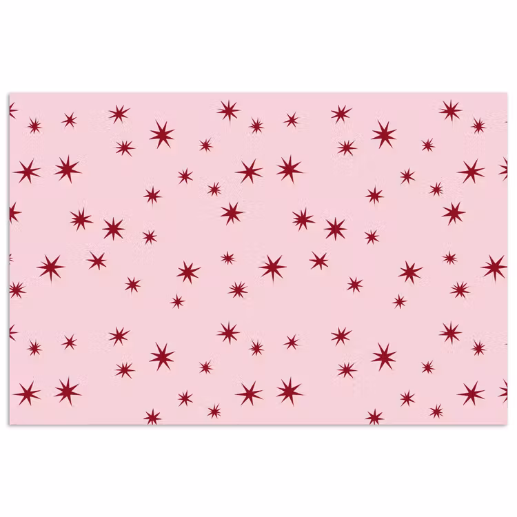 Poster - Ster - Roze - Rood — 1