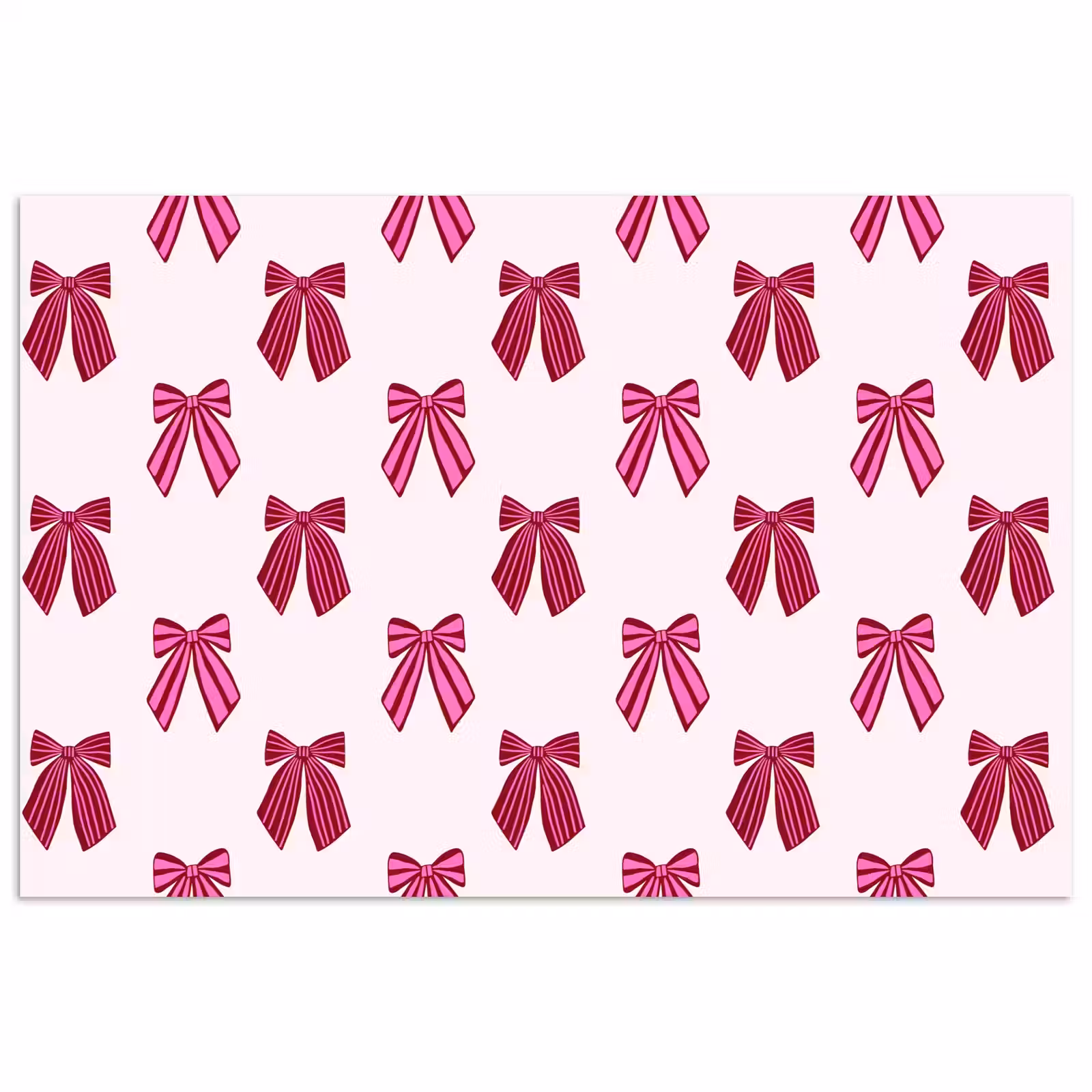 Poster - Strikken - Kerst - Roze — 1