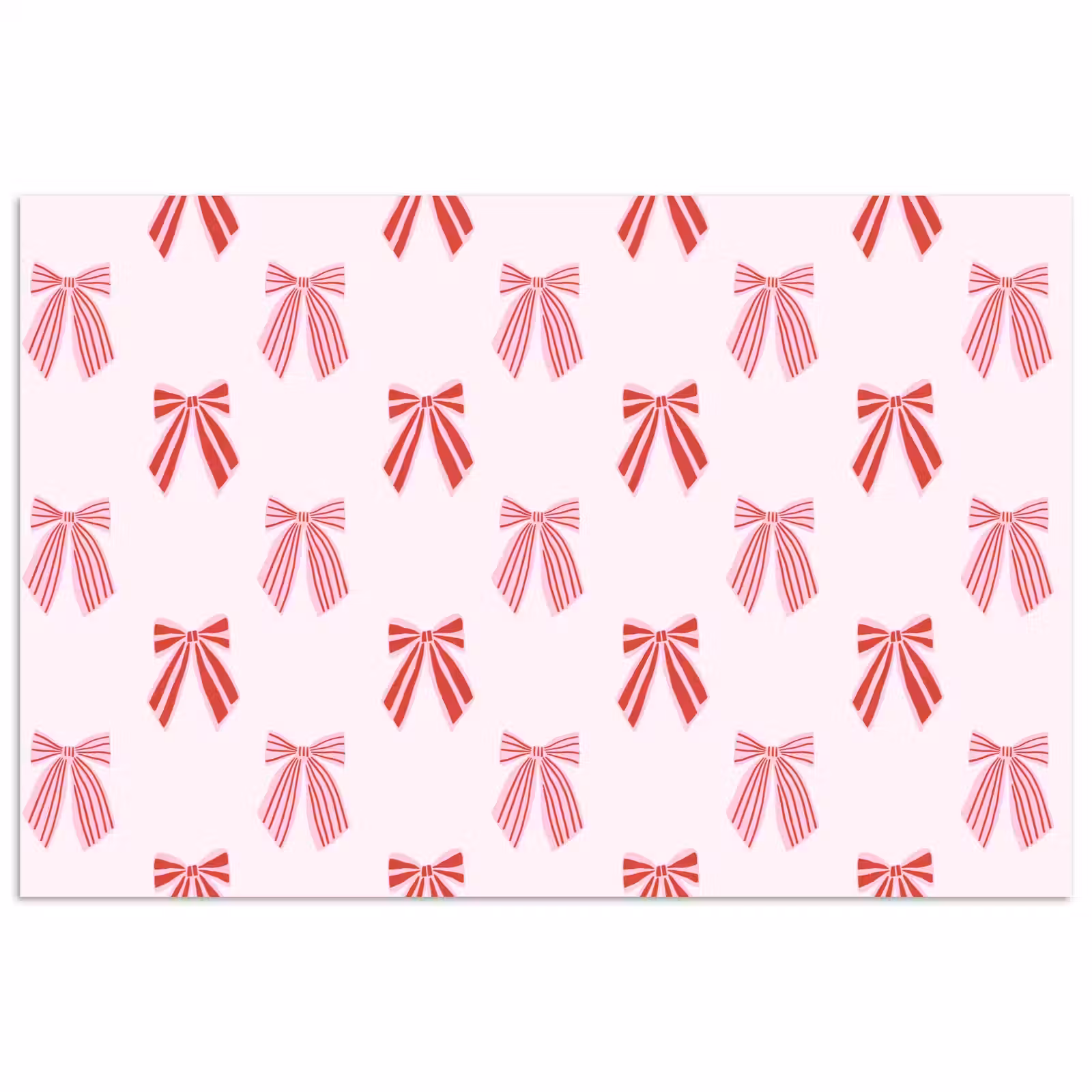 Poster - Strikken - Kerst - Roze - Rood — 1