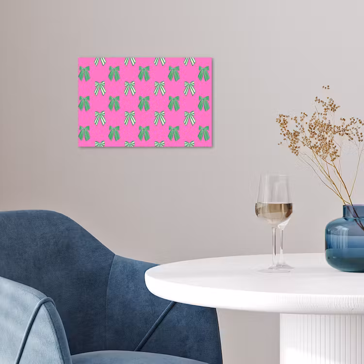 Poster - Strikken - Kerst - Neon - Roze - Groen — 4