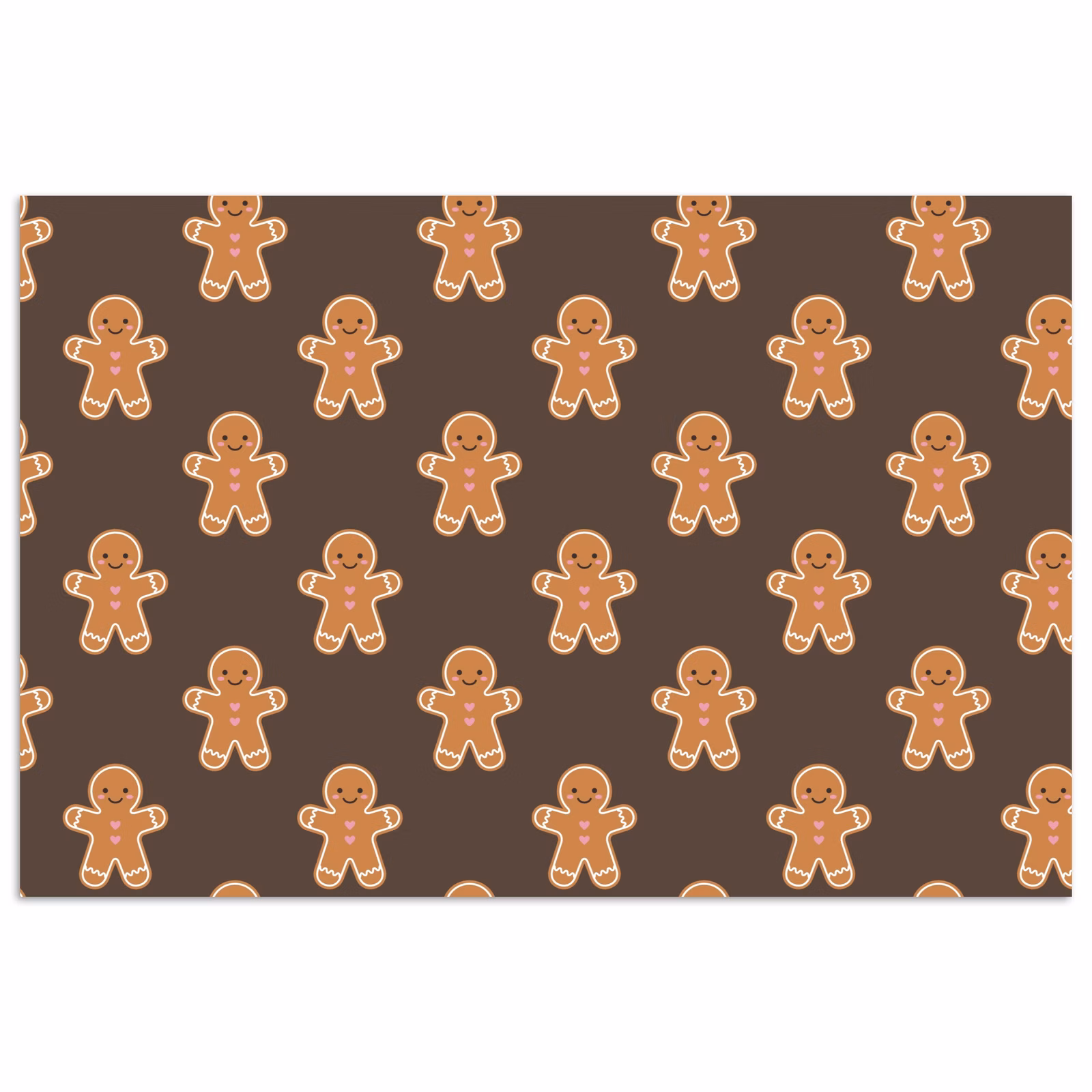 Poster - Peperkoek - Kerst - Bruin — 1