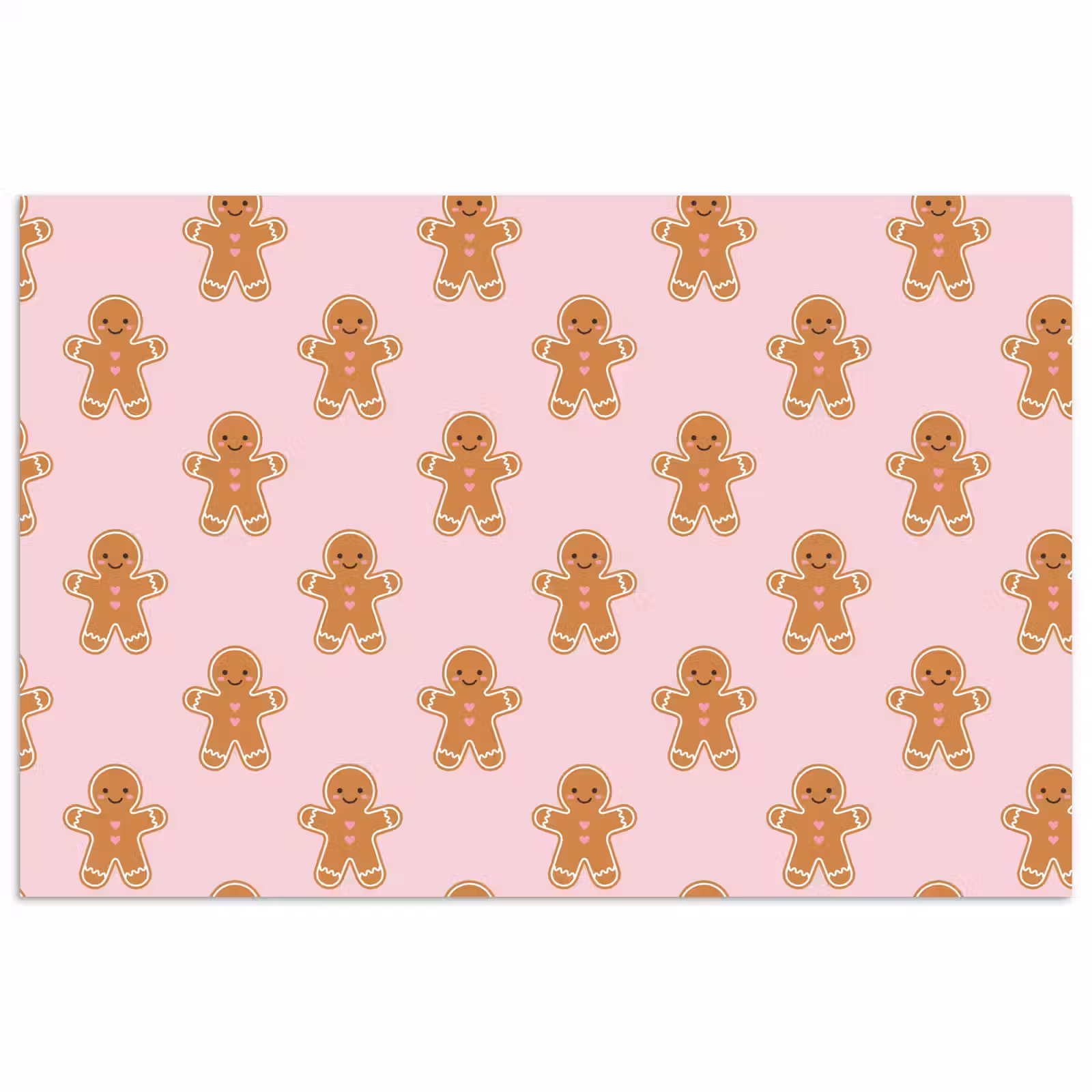Poster - Peperkoek - Kerst - Roze — 1