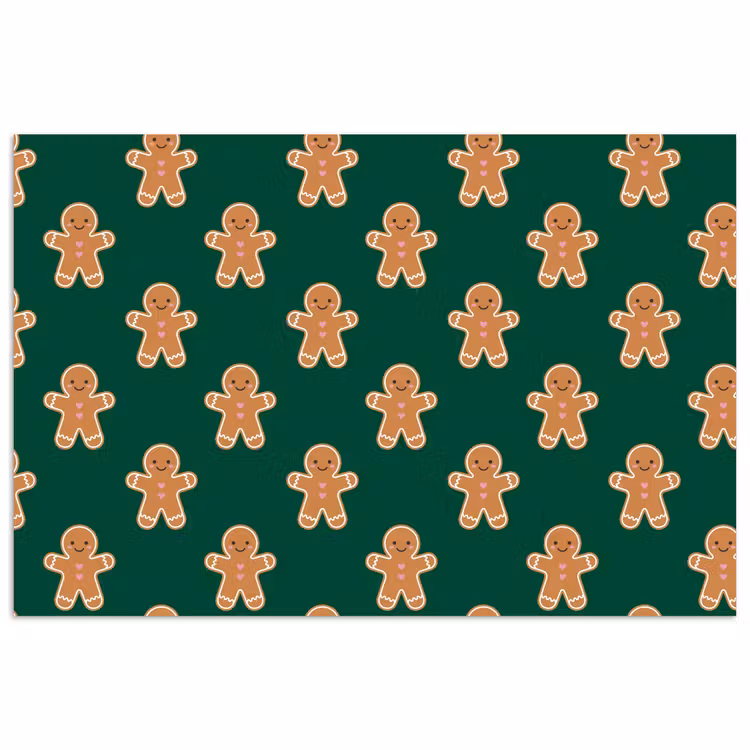 Poster - Peperkoek - Kerst - Groen — 1