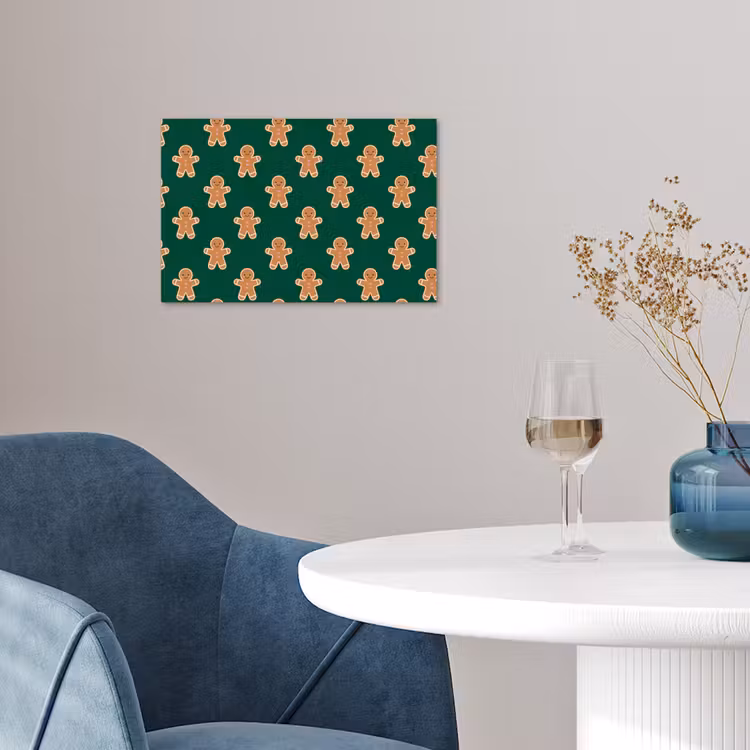 Poster - Peperkoek - Kerst - Groen — 4