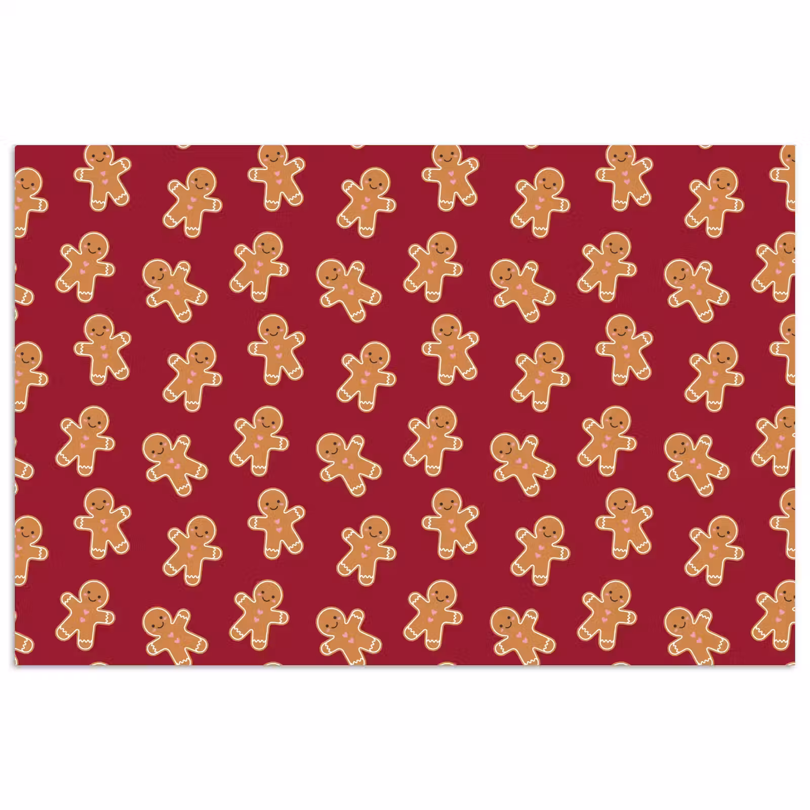 Poster - Peperkoek - Rood - Bruin - Kerst — 1